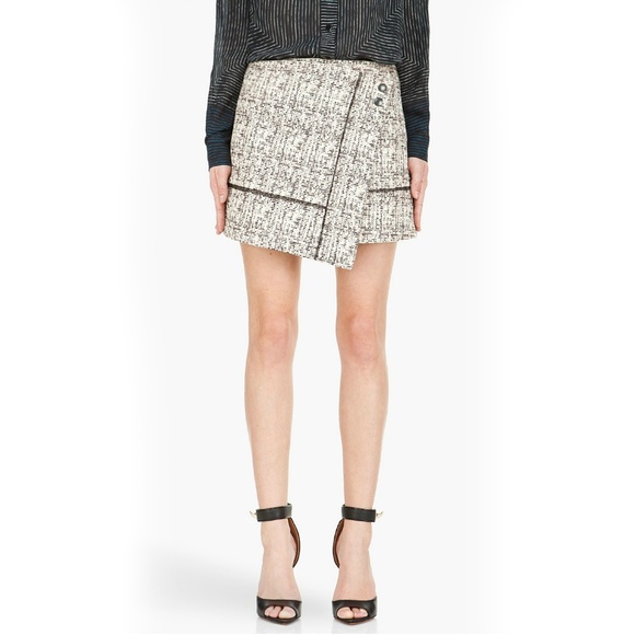 Proenza Schouler Mini Skirt, Asymmetric Wrap - Picture 5 of 6